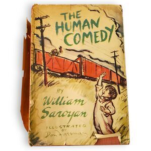 The Human Comedy by William Saroyan 1st Edition 1943 HC/DJ Don Freeman Vintage